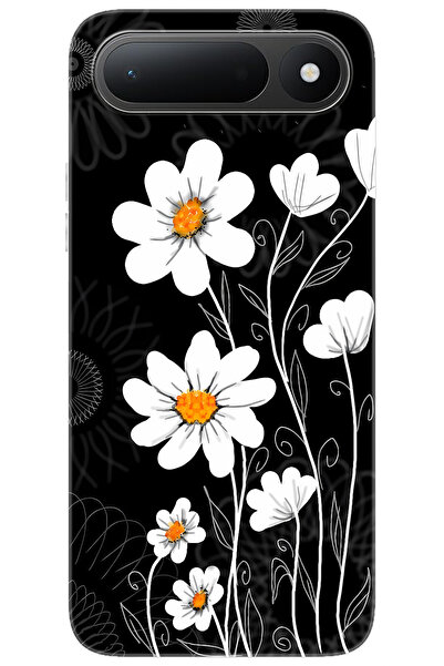 TECNO Spark 50 5G (KN8) Uyumlu Kılıf Desen Baskılı Silikon Papatya STK:693 CP...