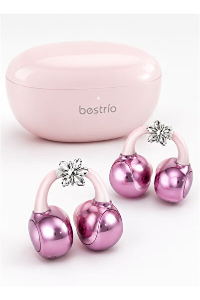 Bestrio Open Ear Clip-On Bluetooth Earbuds for Women, True Wireless Stereo (T...