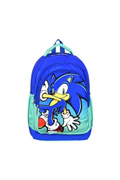 Bagnest Very Useful Waterproof School Backpack with Sonic Figure