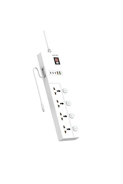 Green Lion GS-800 3500W Power Socket with 4 UK Outlets, 3 USB-C PD 35W, 2 USB...