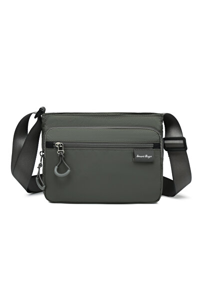 SMART BAGS Geantă de umăr și crossbody pentru femei, gri închis, de zi cu zi,...