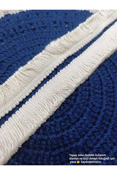 ALTAY AKSESUAR 2 Centimeter Wide Raw Cotton Short Decorative Fringe (Carpet-R...