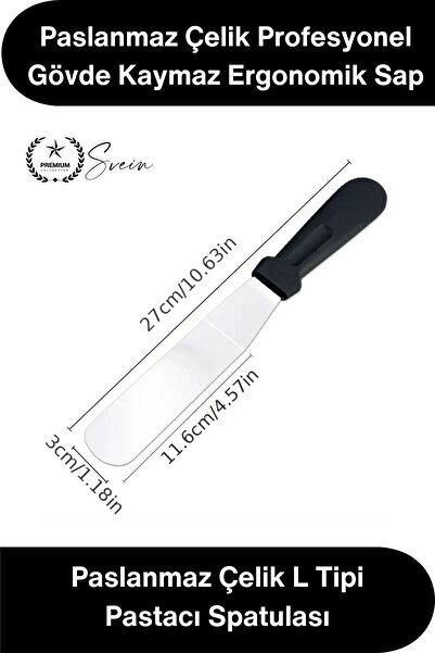 Svein # Spatula Professional Kitchen Equipment Ergonomic Handle Stainless Ste...