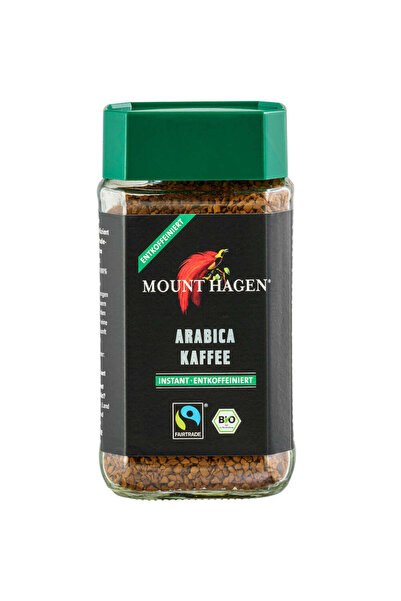 Mount Hagen Cafea instant organică Arabica decofeinizată 100 g