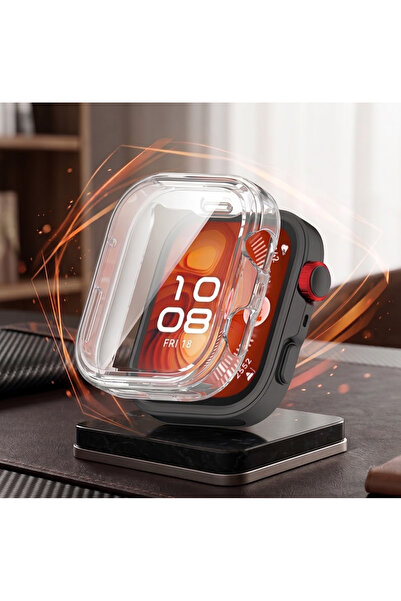 bbtech Silicone Case for Huawei Watch Fit 5 Pro with Screen Protector Protect...