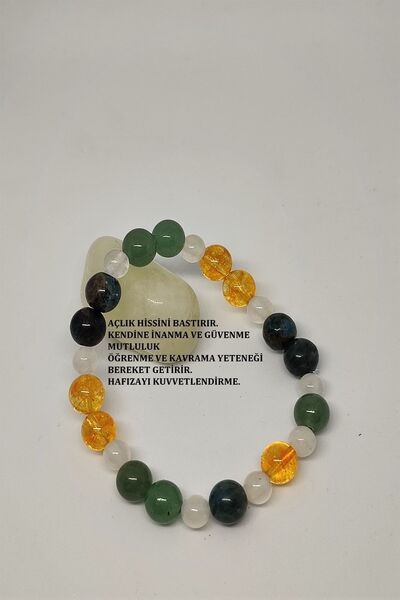 LADIN DOGALTAŞ Certified Apatite, Citrine, Aventurine Selenite Natural Stone ...