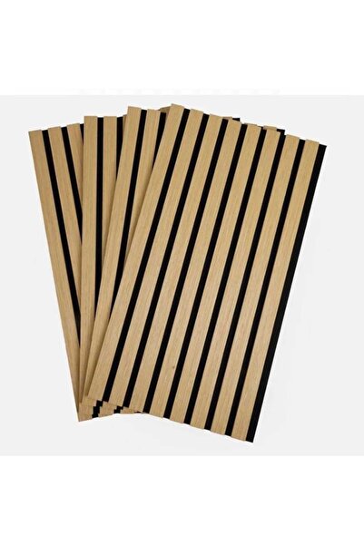 OEM Autocolant de Perete Model Riflaj cu Efect Lemn 60x32,5cm - 4buc