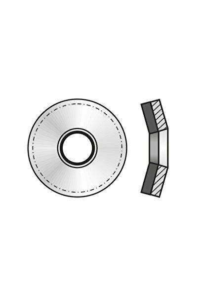 SCHAEFER Set 100 x Saiba Cauciucata Epdm Pentru Etansare Inox A2-10.5 X 25