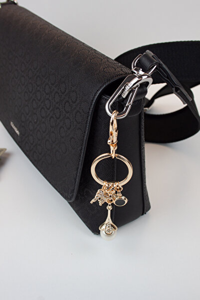 Liveyn Design Butterfly and Pearl Detailed Keychain & Bag Ornament