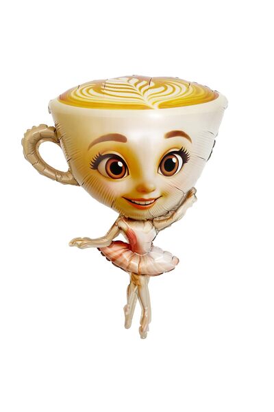 Ballerina Cappuccina Folyo Balon 91cm