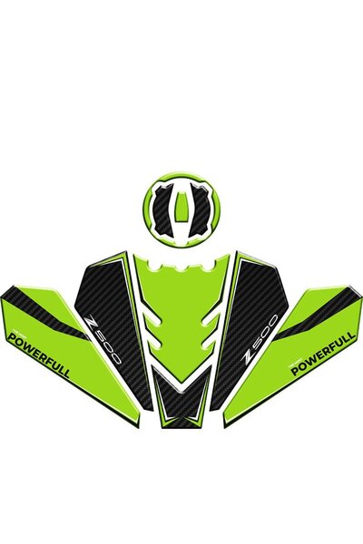 Kawasaki Z500 2025 Uyumlu Tank PAD Set 003