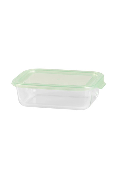 Magic Home MagicHome borosilicate glass casserole with lid 1000 ml, rectangular