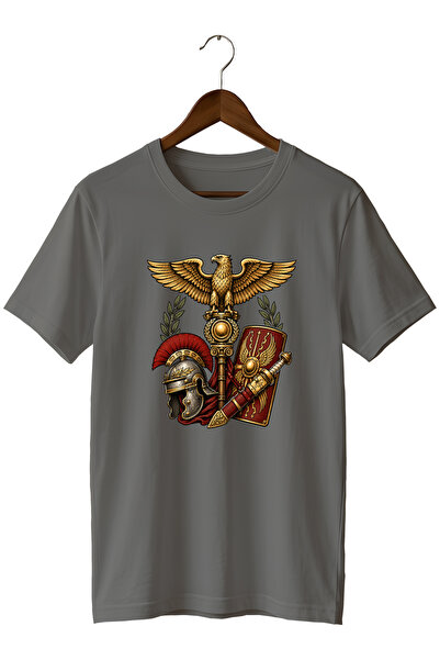 The Baski Μπλουζάκι Unisex με στάμπα της Ρωμαϊκής Αυτοκρατορίας με Κάλυμμα Κε...