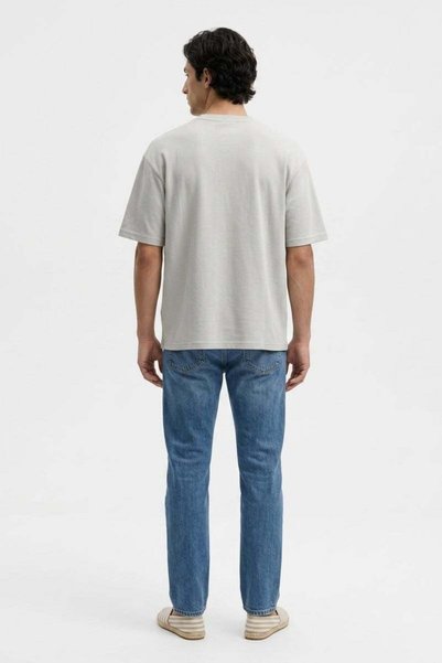Lee Cooper TODY Erkek Regular Fit Basic Bisiklet Yaka T-Shirt Taş