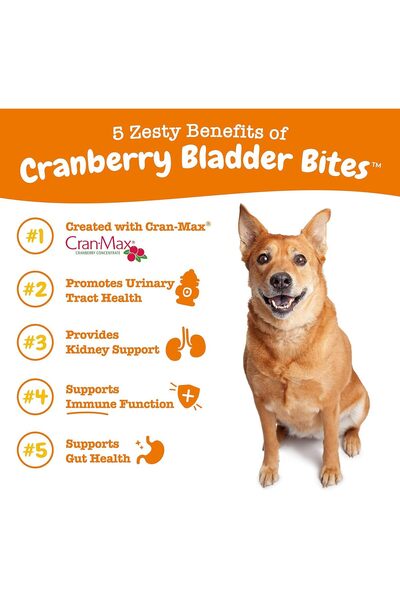 Zesty Paws , Cranberry Bladder Bites for Dog (90 Soft Chews)