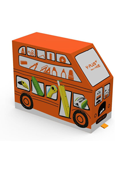 Y Plus Organizator de birou Happy Bus - 27 de articole incluse - Y-Plus