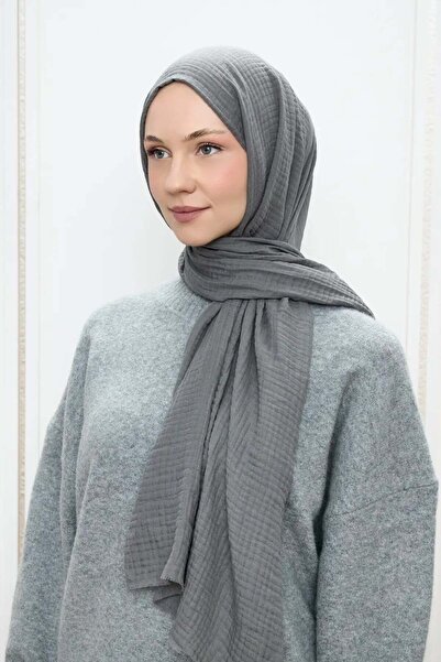 Deserto Fashion Müslin Şal Düz Renk