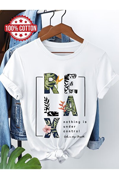 puolikuu Unisex Comfortable Fit Tshrit Printed Tshirt