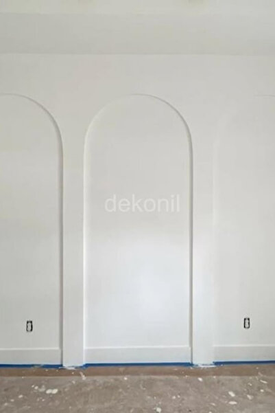 Dekonil Dekoratif MDF Kemer Duvar Paneli 100x265 cm Boyanabilir Duvar Çıtası