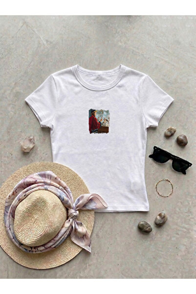 Grafftee Clothing Γυναικείο μπλουζάκι με στάμπα F-Off