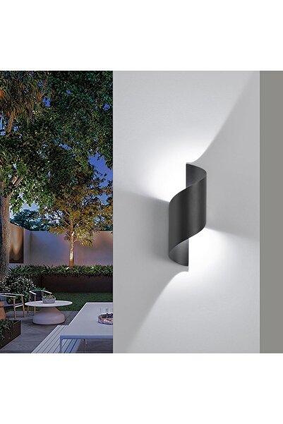 Dotail Aplică LED de perete, cu iluminare sus/jos, 10 W, 6000 K, 600 lm, IP65...