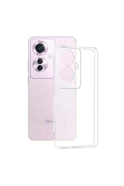 Techsuit Husă pentru OPPO Reno11 F, din silicon transparent, transparentă - t...