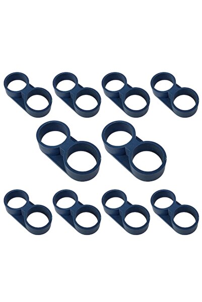 flores Set de 10 x Clemă dublă din plastic pentru furtun de irigare prin picu...