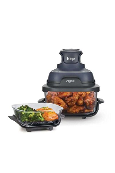 NINJA Crispi 4-in-1 Portable Glass Air Fryer Cooking System, 1700W, 1.4L & 3....
