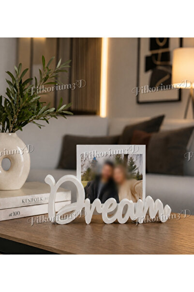 Filkorium3D Ramă foto decorativă din plastic cu text de vis – Fotografie mode...