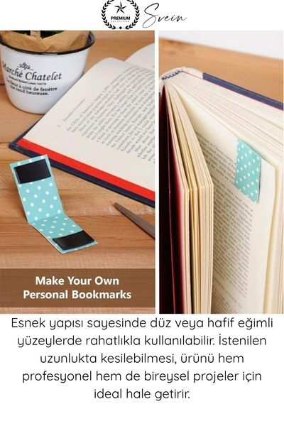 Svein #Magnet 3M Yapışkanlı Şerit Magnet Mıknatıs Bant 20mm 75cm Güçlü Manyetik Şerit Kendin Yap Hobi Maket Tamirat Metal Yüzey Sabitleme Kesilebilir Esnek Pratik Organizer Dolap Atölye Ofis Ev Kullanımı