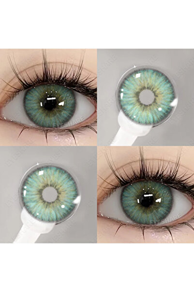 EyesPro Estonıa green hareli damarlı yeşil doğal göz lensi