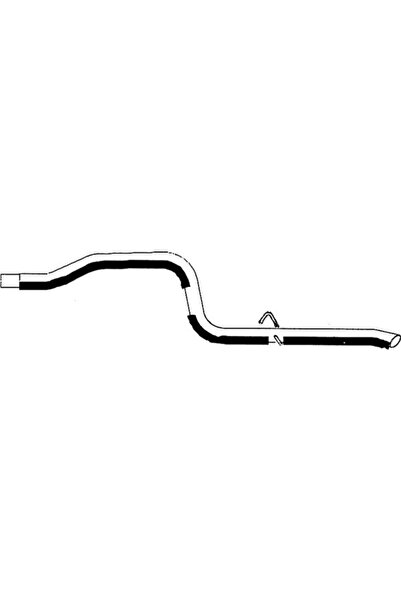 Asmet Teava de Esapament Spate (diametru:55mm) Daewoo Lublin Ii 2.4d 04.97- D...