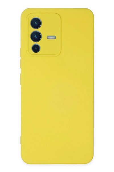 New Face Aconcept Vivo V23 5g Case Nano Velvet Silicone (12332) - Yellow
