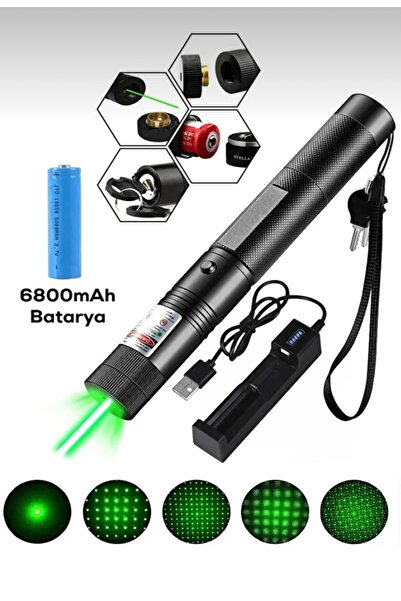 EMİN ENSAR HOME Turbo X Yeşil Şarjlı Lazer Pil Anahtar - Uzun Menzilli, Güçlü...