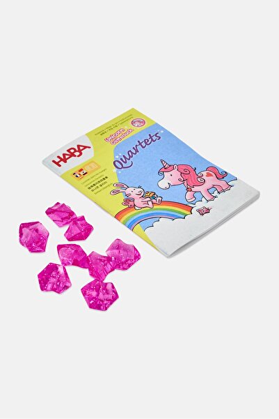 Haba Magical Unicorn Quartet Card Game Metal Box