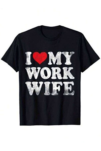 9JY متعدد الاستخدامات ويُناسب الجميع، يخلق أجواءً رائعة. تي شيرت I Love My Wo...