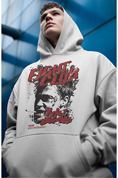 SEVBANO Fight Club Tyler Durden Movie Pre-Printed Unisex Oversize Premium Hoodie
