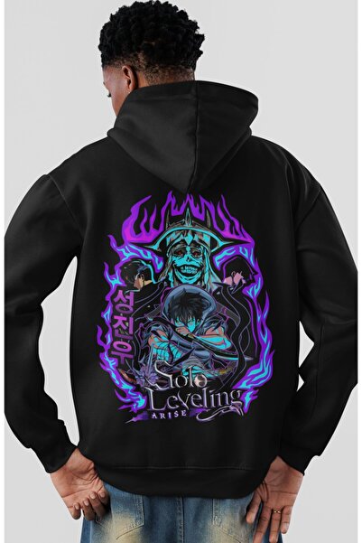 SEVBANO Solo Leveling Arise Sung Jinwoo Anime Unisex Oversize Hoodie od četka...
