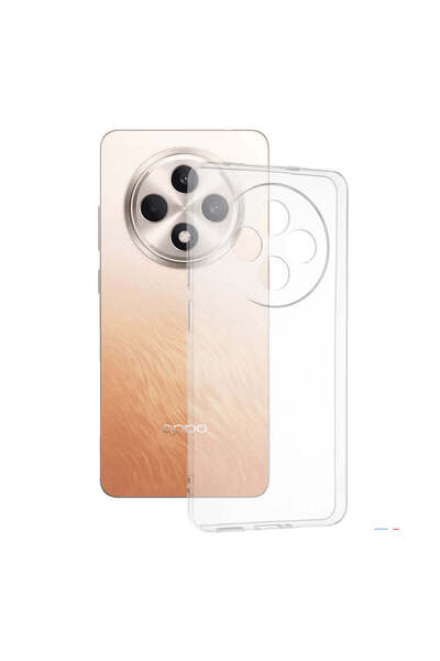 Techsuit Husă pentru OPPO Reno12 F 5G, din silicon transparent, transparentă ...