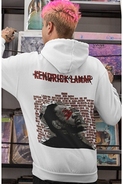 SEVBANO Kendrick Lamar Rapper Singer Back Printed Unisex Oversize Combed Cott...