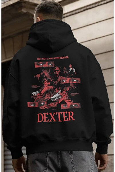 SEVBANO Dexter Series Back Printed Unisex Oversize Premium Hoodie