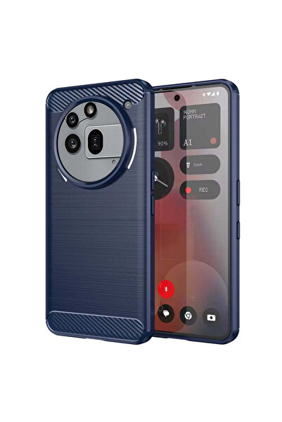 Techsuit Husă pentru Nothing Phone (3a) Pro, Silicon Carbon, albastru - albastru