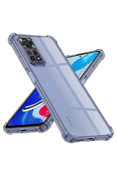 Techsuit Husă pentru Xiaomi Redmi Note 11, din silicon transparent, rezistent...