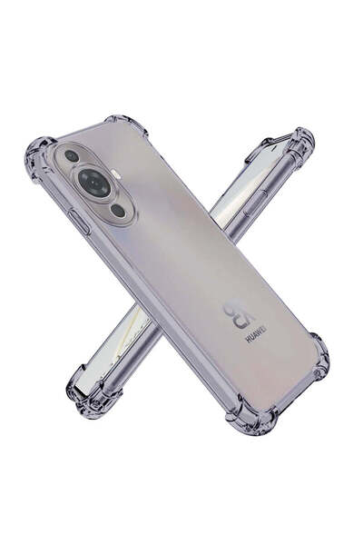 Techsuit Husă pentru Huawei nova 11, din silicon transparent, rezistentă la ș...