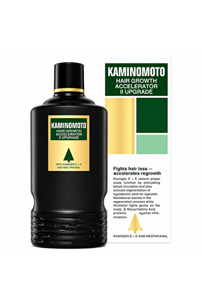 KAMINOMOTO زيت كامينو موتو الذهبي مسرع نمو الشعر وتقليل التساقط-180مل
