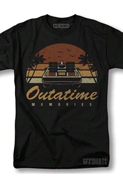 799 تي شيرت بتصميم جرافيك لملصق فيلم ديلوريان الكلاسيكي من Back To The Future...