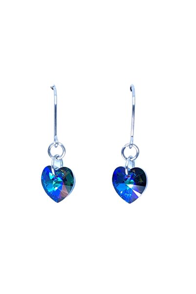 Migati Cercei titan cu Swarovski Aquamarine