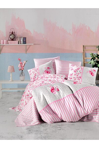 McDecor Διπλό Καπιτονέ Κουβερλί (240Χ270) Ροζ Μιμόζα -