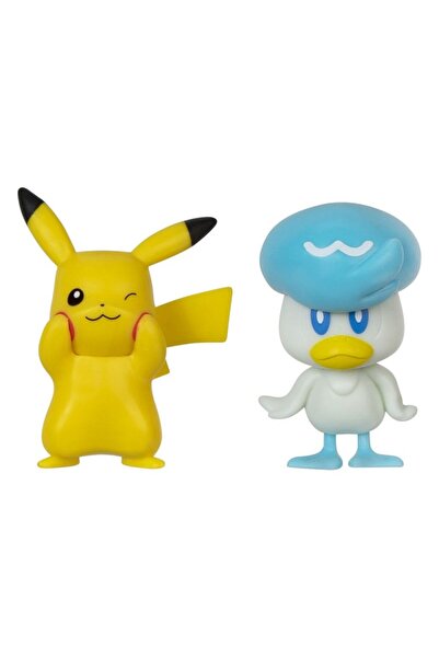 Jazwares Figurină Pokémon Generația IX Battle Pack Mini Pachet de 2 Pikachu &...