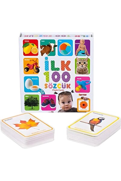 Yıldızan Albemo Educational Memory Cards First 100 Words Word Intelligence Ca...